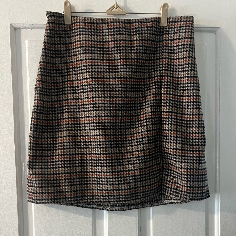 Old Navy Black and Blue Mini Pencil Skirt